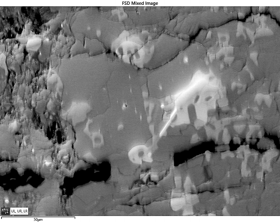 Electron Microscope Lunar Meteorite