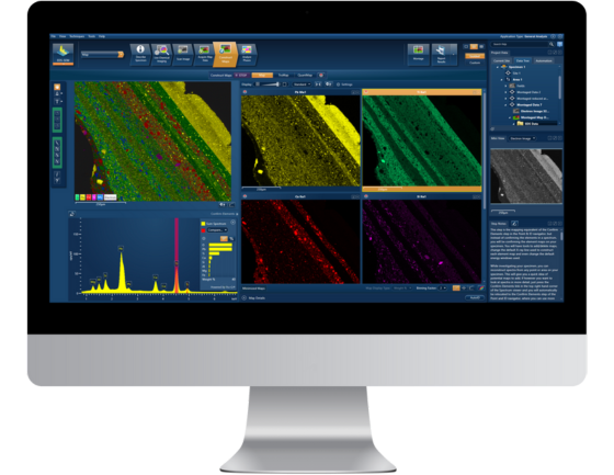 Oxford Instruments NanoAnalysis software, AZtecLive 