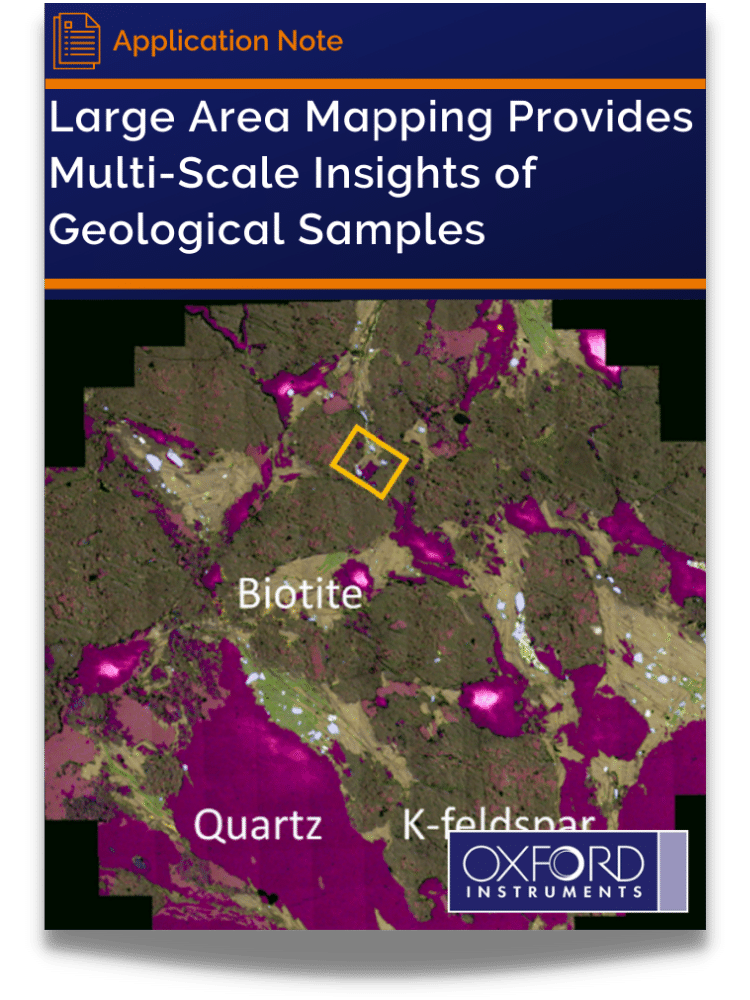 Large Area Mapping Provides Multi-Scale Insights of Geological Samples