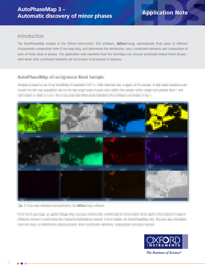 Automatic discovery of minor phases