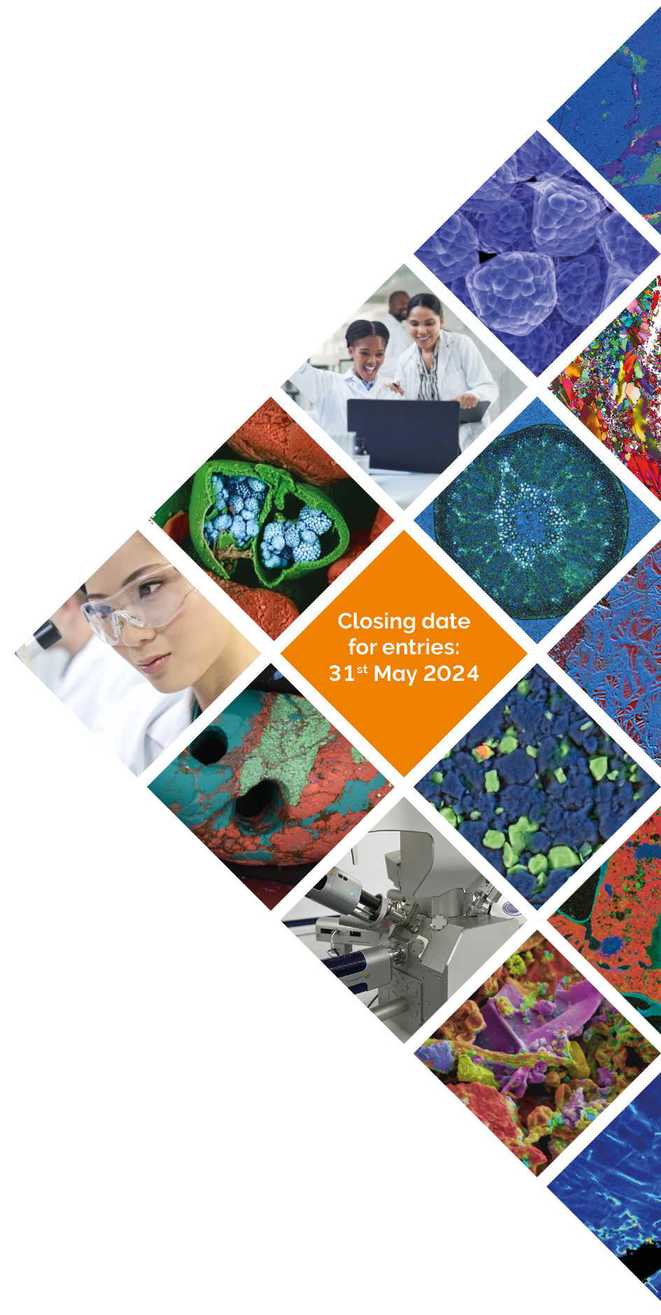 Closing date triangle graphic - Scientific Paper Awards