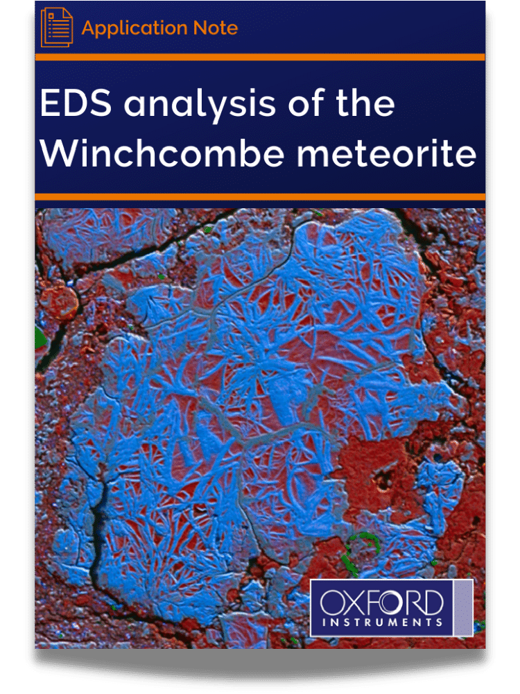 EDS analysis of the Winchcombe meteorite